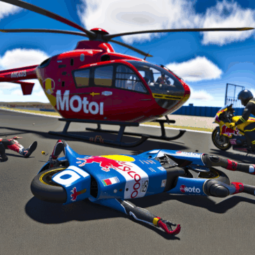 Alvorlig Moto3-ulykke: Rueda og Dettwiler evakueret med helikopter